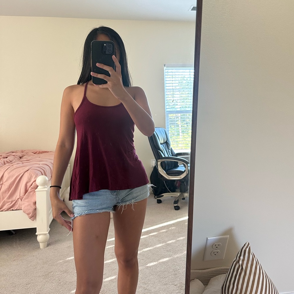 Aeropostale Burgundy Tank Top